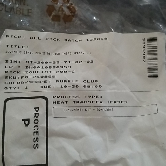 🌲Men's large juventus ronaldo jersey - Picture 6 of 8